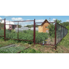 Забор/ограждение из металла сварное, сетка-рабица №023. Производство: Украина, Одесса