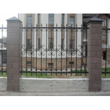 Забор/ограждение из металла, ковка №055. Производство: Украина, Одесса