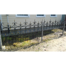 Забор/ограждение из металла, ковка №066. Производство: Украина, Одесса