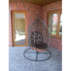 Подвесное кресло, художественная ковка №016. Производство: Украина, Одесса
