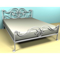 Кованая кровать, художественная ковка №011. Производство: Украина, Одесса