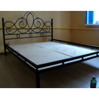 Кованая кровать, художественная ковка №026. Производство: Украина, Одесса