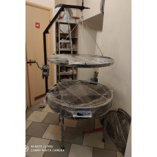 Мангал разборной: Круглая жаровня, Регулировочный Кронштейн №059. Производство: Украина, Одесса