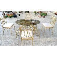 Набор: Кованый стол, кованые стулья  №013. Производство: Украина, Одесса