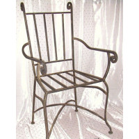 Кованые стулья-кресла, художественная ковка №018. Производство: Украина, Одесса