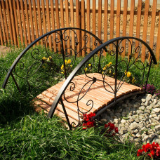 Мостик для сада под деревянный настил, ковка №008. Производство: Украина, Одесса