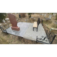 Оградка ритуальная № 084. Производство: Украина, Одесса