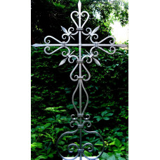 Крест могильный из металла ажурная художественная ковка №011. Производство: Украина, Одесса