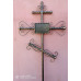 Крест могильный из металла сварной с элементами ковки №054. Производство: Украина, Одесса