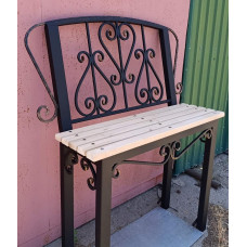 Скамья/лавка на кладбище, ковка №027. Производство: Украина, Одесса