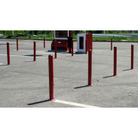 Антипарковочные металлические столбики с заглушками №014. Производство: Украина, Одесса