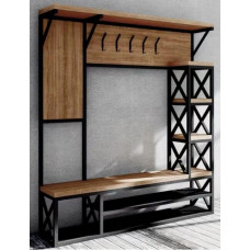 Вешалка в прихожую в стиле Лофт №070. Производство: Украина, Одесса