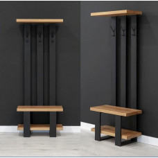 Вешалка в прихожую в стиле Лофт №074. Производство: Украина, Одесса