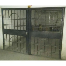 Ворота металлические распашные, открытого типа сварные/ворота для паркинга, в раме/на столбах №029. Производство: Украина, Одесса